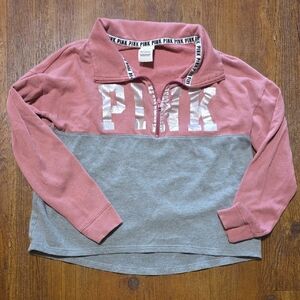 2 For $15 ⭐️ Victoria's Secret Pink Pullover with Bold Lettering